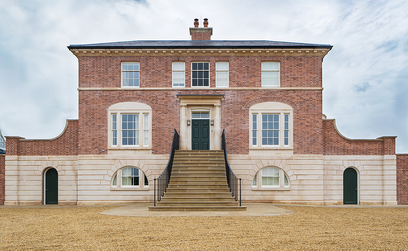 Home Lift Installation Car Colston, Nottinghamshire, field house mansion steps leading to manin entrance
