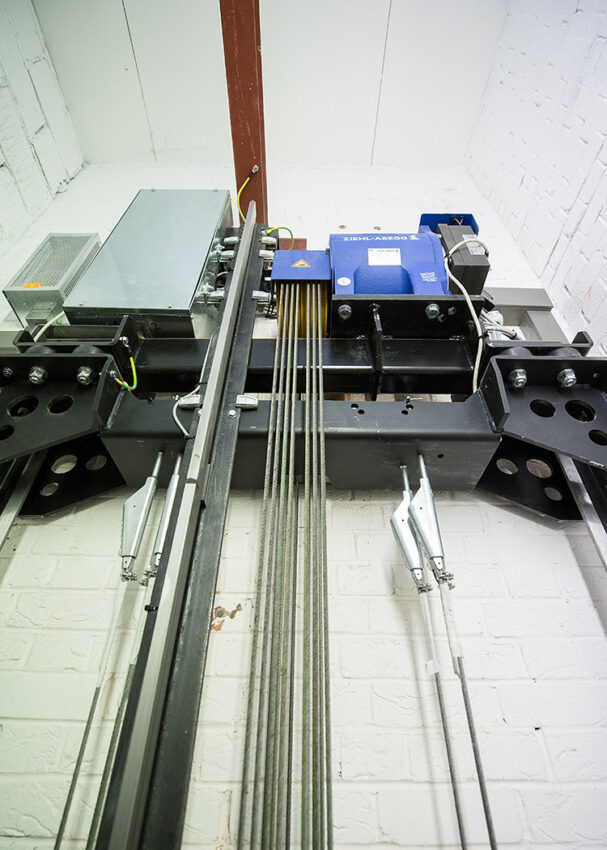Lift Installation Bournemouth Marritt Highcliff Hotel, lift motor