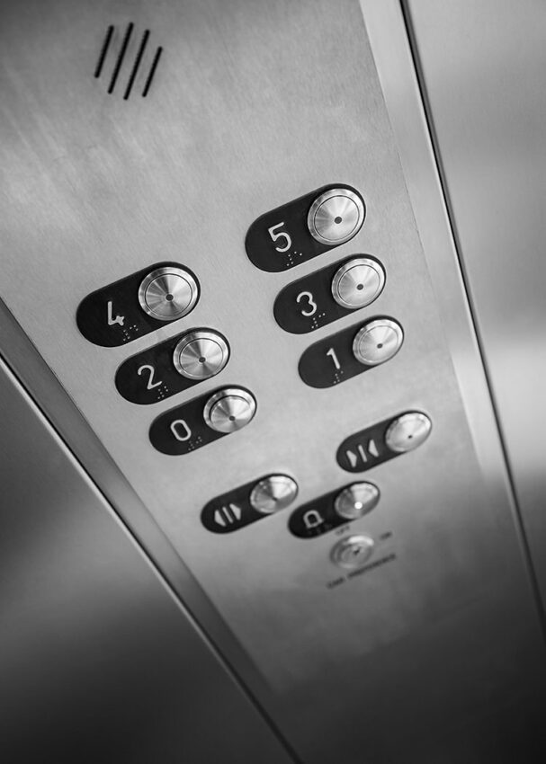 Lift Installation Lincoln Transport Hub for Willmott Dixon, lift car push button