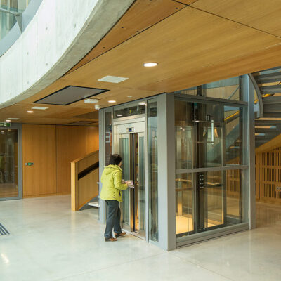 Lift Installation Oxford, dickson Poon university of oxford china centre building, lift lower ground level