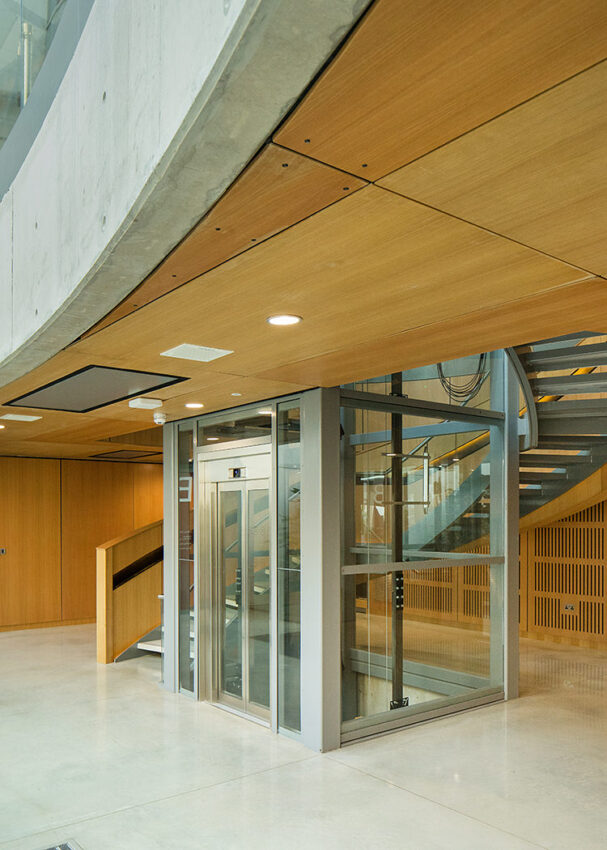 Lift Installation Oxford, dickson Poon university of oxford china centre building, lift shaft