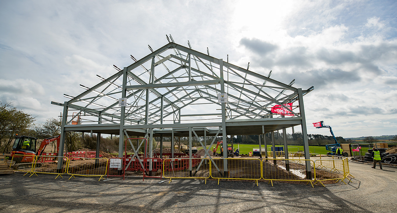 Lift Installation Leicestershire for the Matt Hampson Foundation at the Get Busy Living Centre, topping out