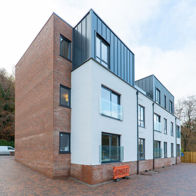 Disley cheshire luxury apartments lift installation by MV Lifts