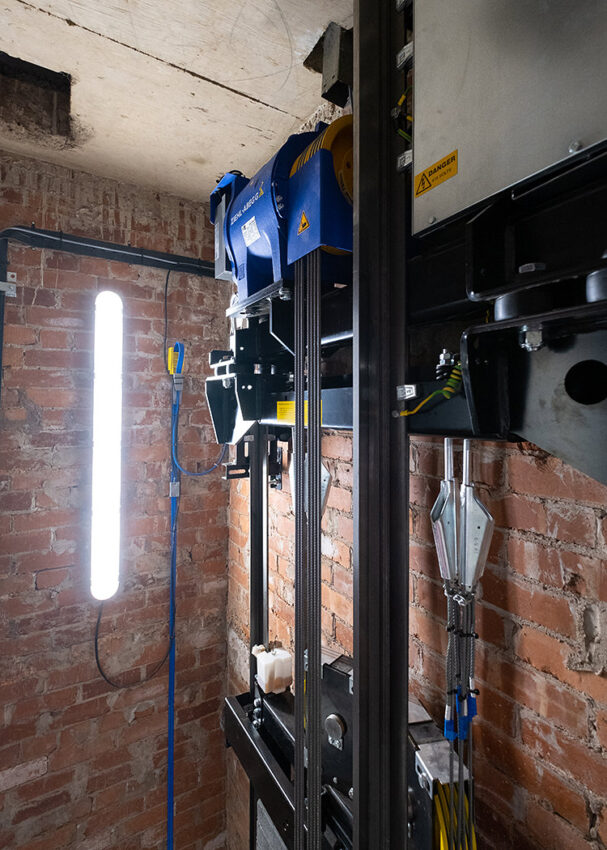 Lift Installation for Anchor Housing, Browhead court lancashire by MV Lifts