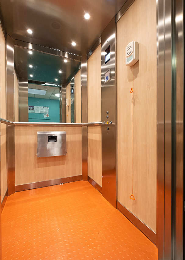 Lift Installation for Anchor Housing at Sundell Court Stockton-on-Tees, lift interior
