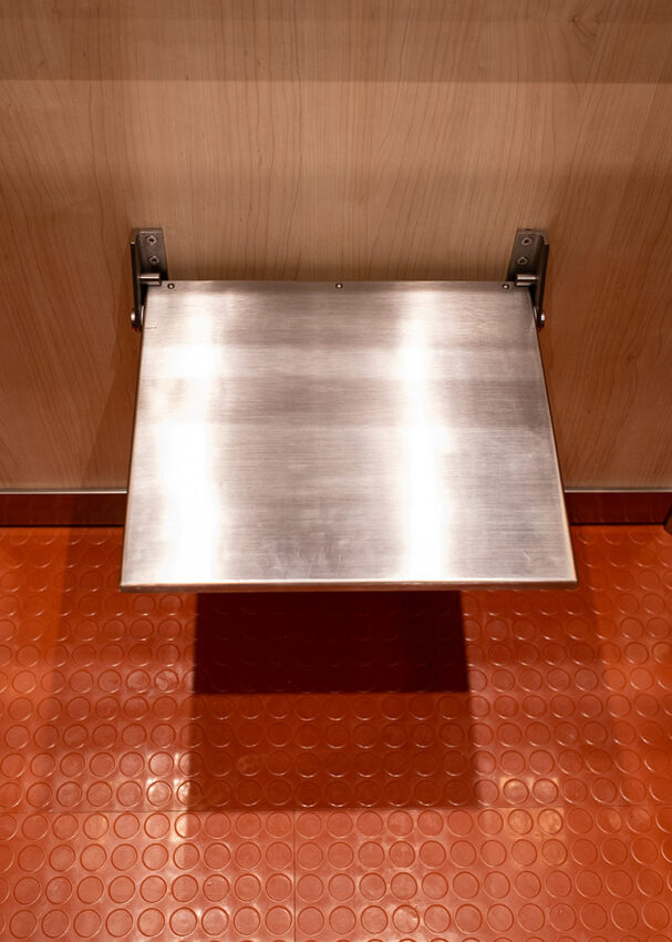 Lift Installation for Anchor Housing at Sundell Court Stockton-on-Tees, lift seat
