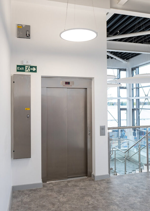 Lift installation in Romford, Essex at Broadford Primary school by MV Lifts