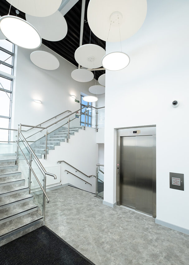 Lift installation in Romford, Essex at Broadford Primary school by MV Lifts