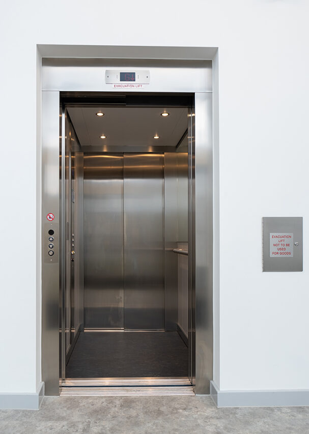 Lift installation in Romford, Essex at Broadford Primary school by MV Lifts