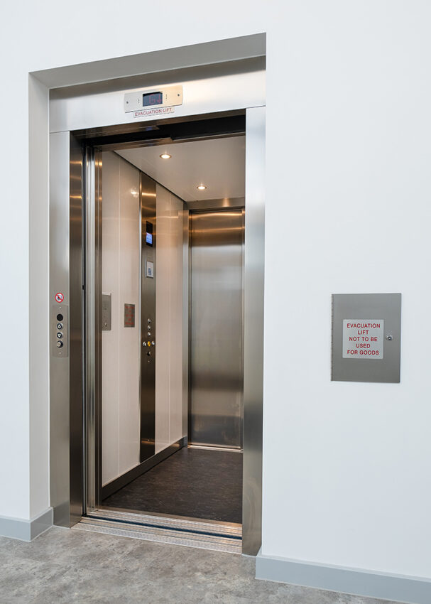 Lift installation in Romford, Essex at Broadford Primary school by MV Lifts
