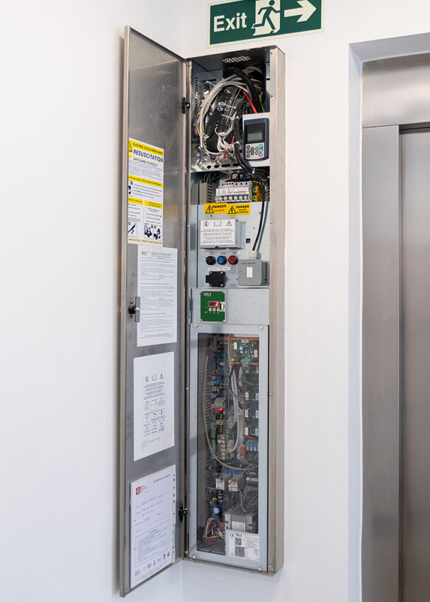 Lift installation in Romford, Essex at Broadford Primary school by MV Lifts