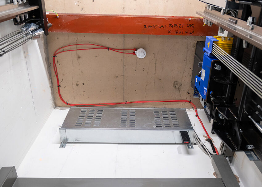Lift installation in Romford, Essex at Broadford Primary school by MV Lifts