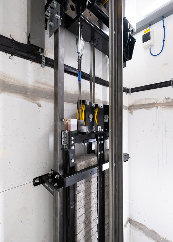 Lift installation in Romford, Essex at Broadford Primary school by MV Lifts