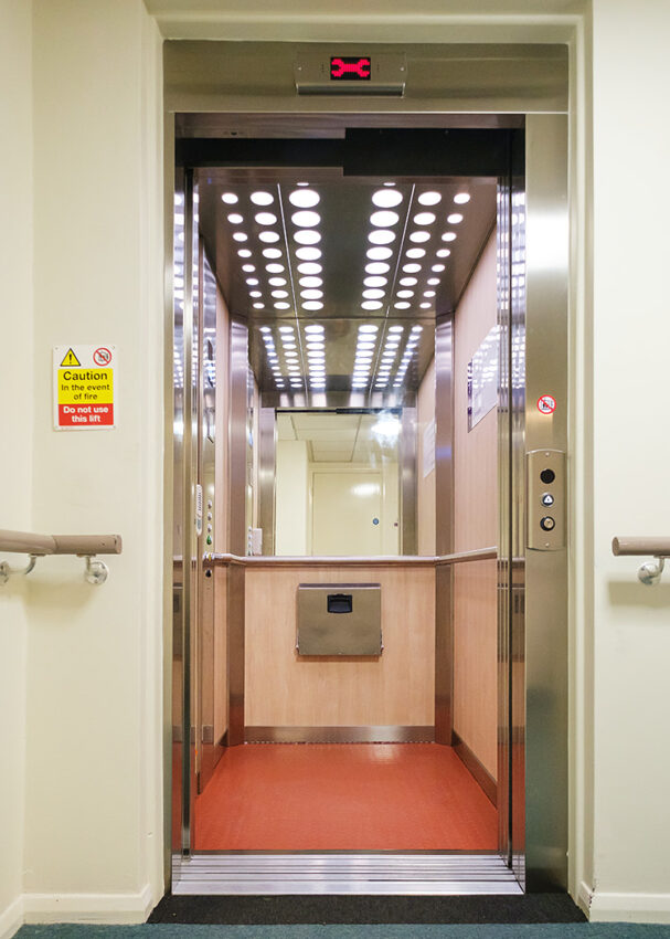 Lift Installation Lancashire for Anchor Hanover housing at Turney Crook Mews lift interior