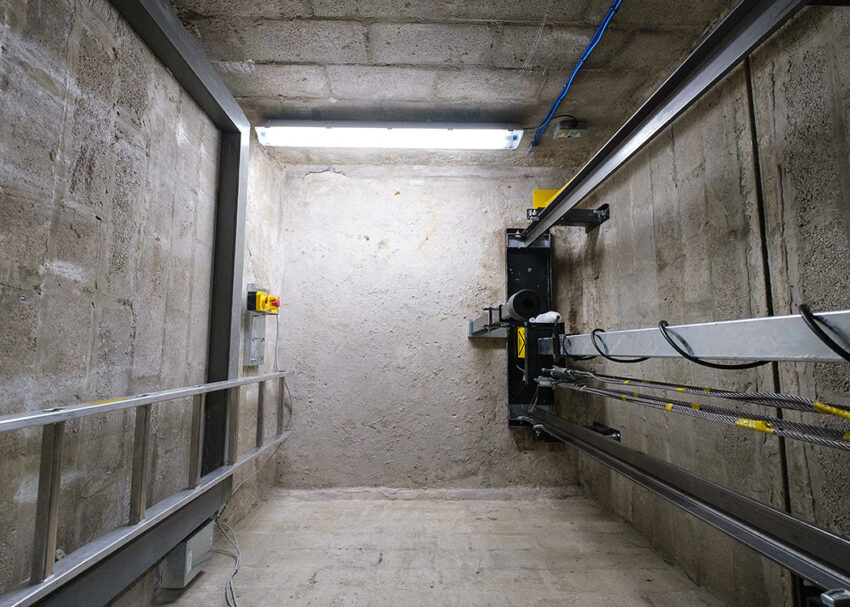 Lift Installation Lancashire for Anchor Hanover housing at Turney Crook Mews Lift Pit
