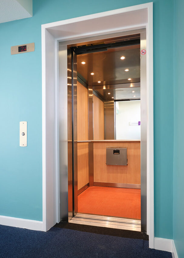 Lift Installation in Slough Berkshire for Anchor Housing at Lilac Court Lift interior