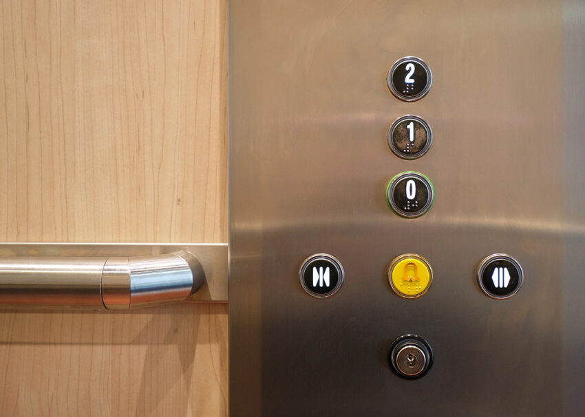 Lift Installation in Slough Berkshire for Anchor Housing at Lilac Court Lift control