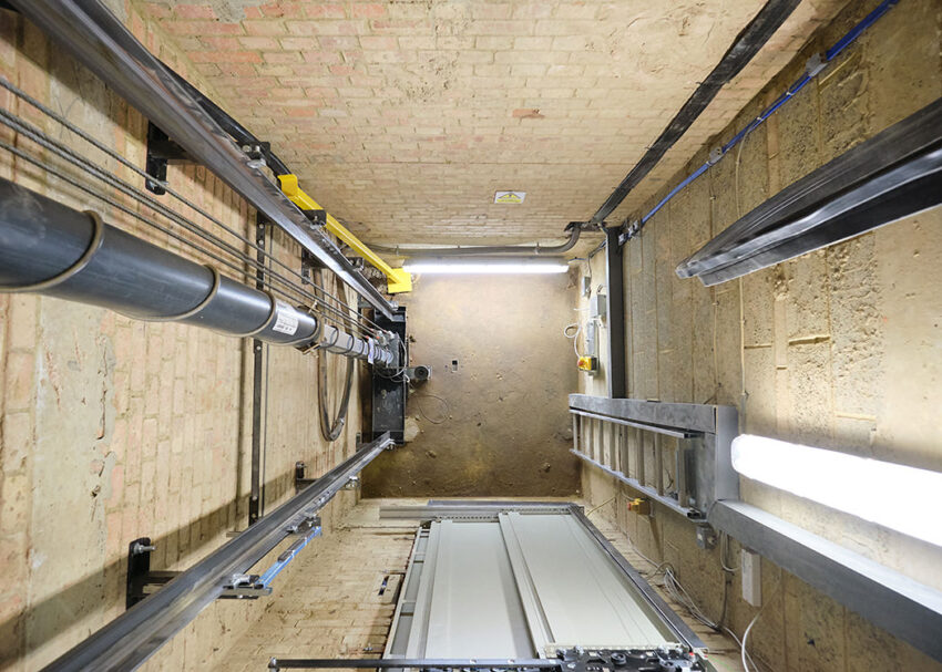 Lift Installation in Slough Berkshire for Anchor Housing at Lilac Court Lift Pit