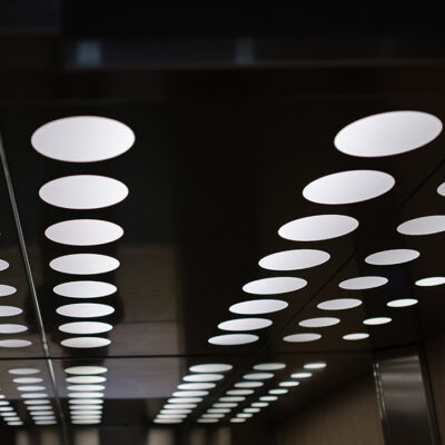 Lift Installation for Anchor Housing at Ranulph court salford, greater manchester lift led lighting
