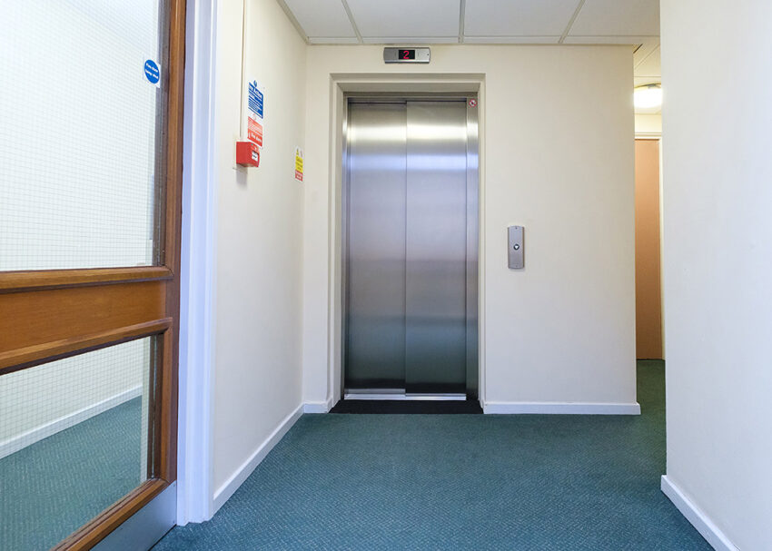 Lift Installation for Anchor Housing at Ranulph court salford, greater manchester lift doors