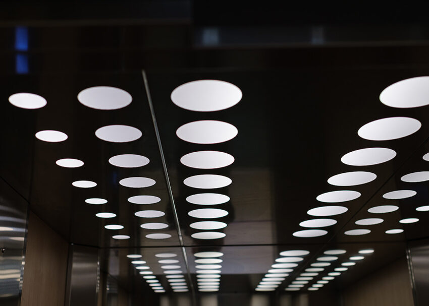 Lift Installation for Anchor Housing at Ranulph court salford, greater manchester lift lighting