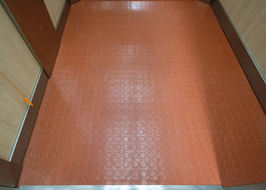 Lift Installation for Anchor Housing at Ranulph court salford, greater manchester lift rubber flooring