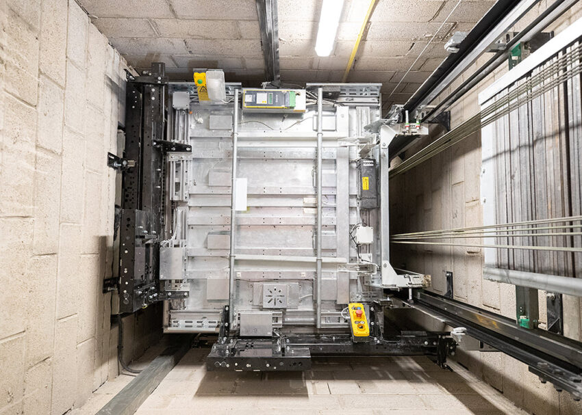 Lift Installation derbyshire for Boyes Department store matlock