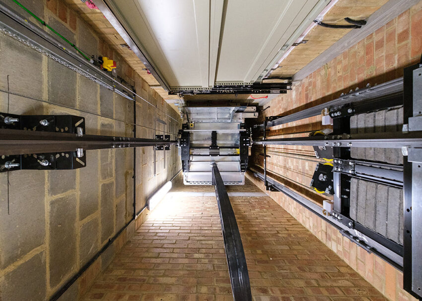 Lift Installation Cambridgeshire at st Neots Library lift car