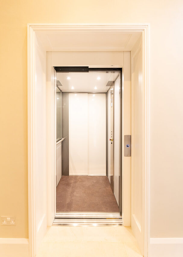 Home Lift Installation at Car Colston Hall Stud, lift interior mirror