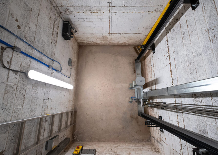 Lift Installation Chillcot gardens Telford, lift pit