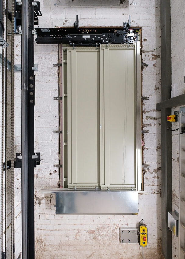 Lift Installation Chillcot gardens Telford by MV Lifts lift inner doors