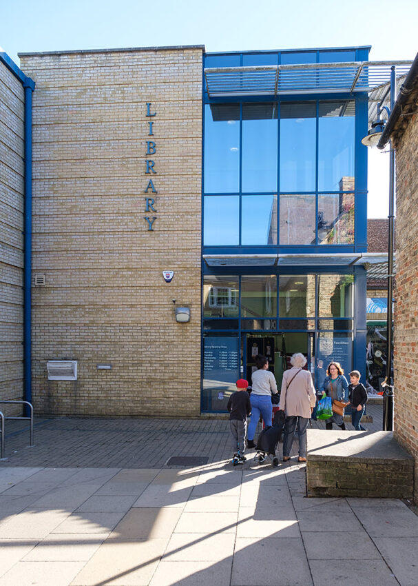 Lift Replacement Cambridge ely library entrance