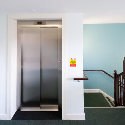 Lift Installation for Anchor Hanover houseing new barns court northumberland by MV Lifts