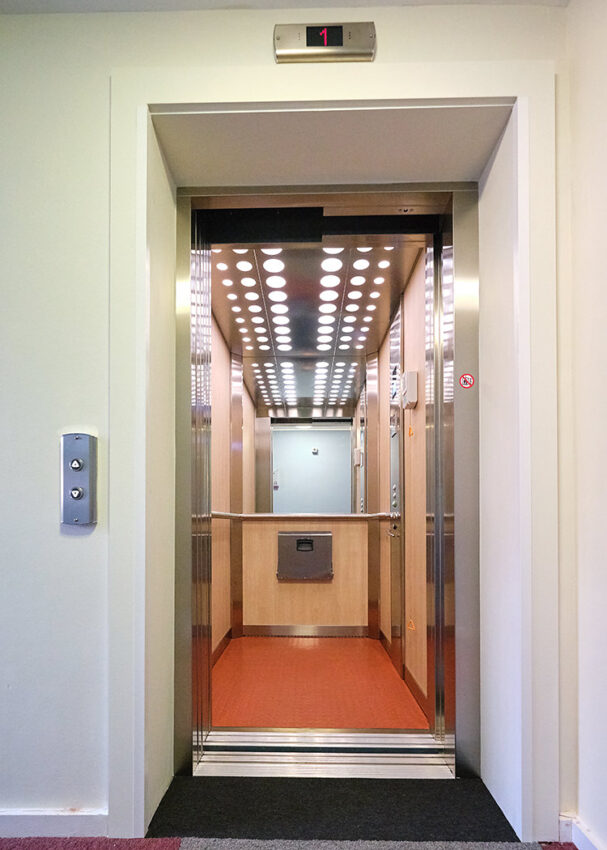 Lift Installation for anchor housing at queen elizabeth court, yorkshire
