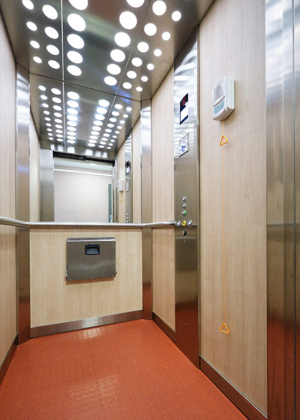 Lift Installation for anchor housing at queen elizabeth court, yorkshire