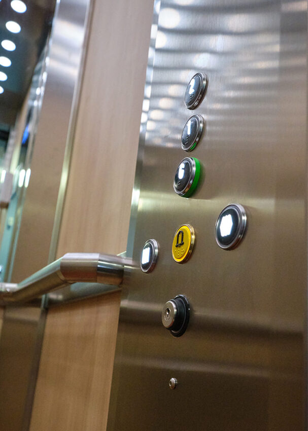 Lift Installation for anchor housing at queen elizabeth court, yorkshire