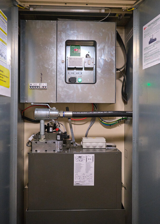 Lift Installation for anchor housing at queen elizabeth court, yorkshire