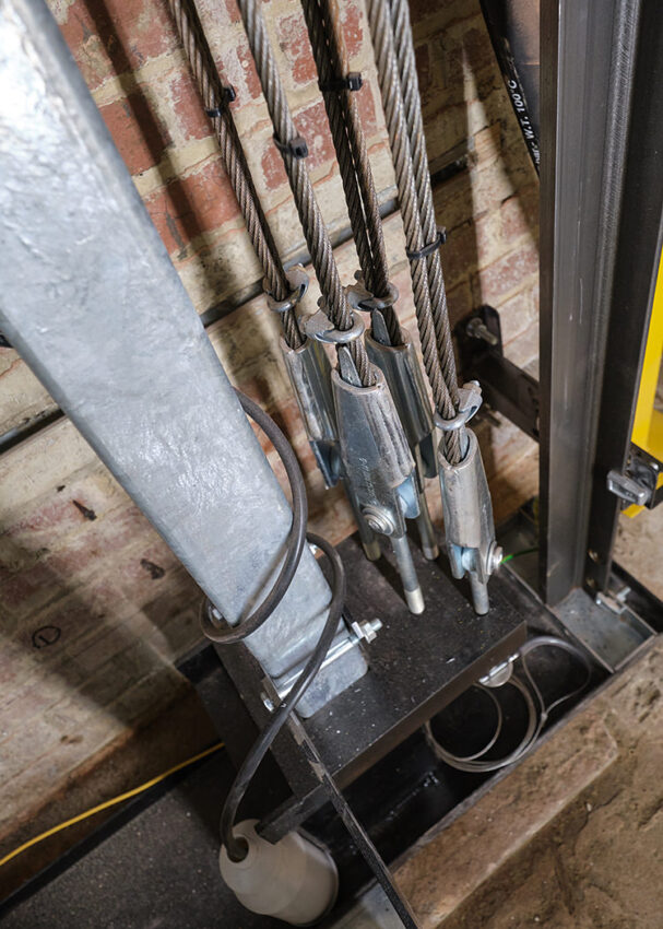 Lift Installation for anchor housing at queen elizabeth court, yorkshire