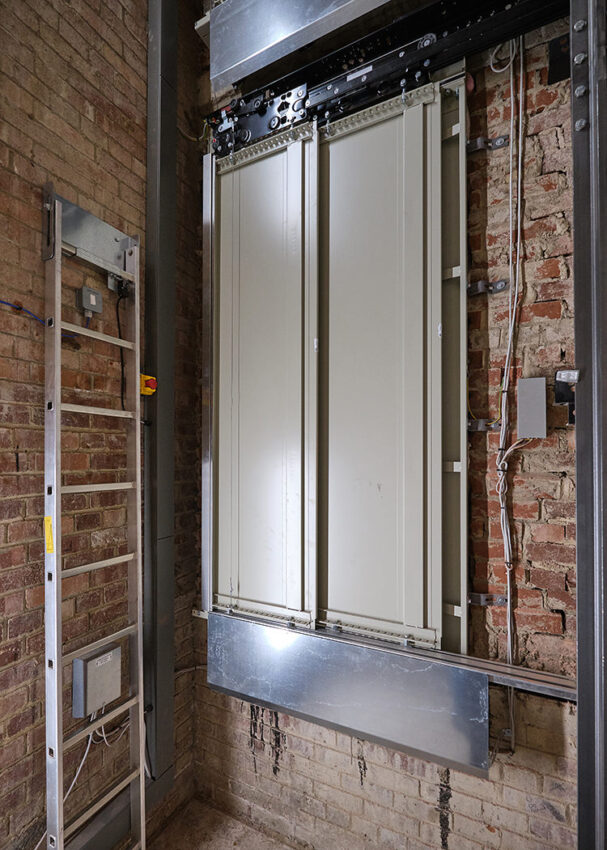 Lift Installation for anchor housing at queen elizabeth court, yorkshire