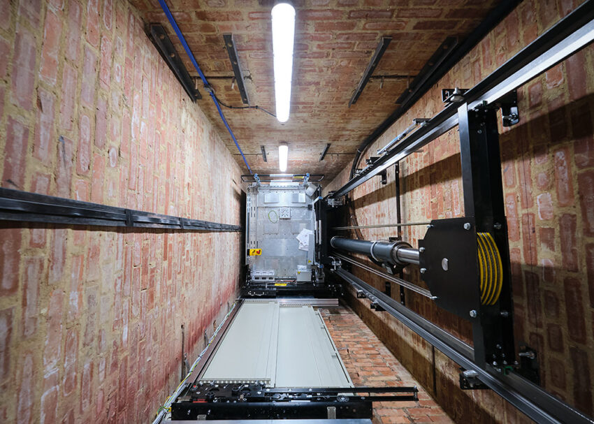 lift installation by MV Lifts Nottingham