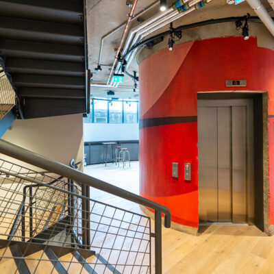 lift replacement Donmar theatre London