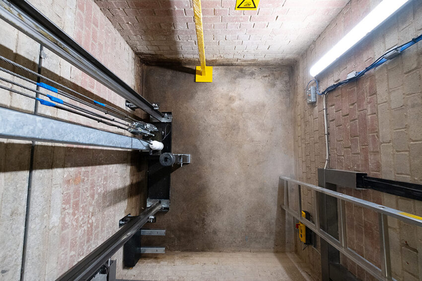 Lift Replacement by MV Lufts at Crusoe court for Anchor Hanover Housing