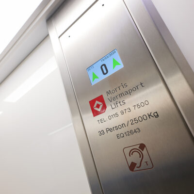 Lift Installayion Nottingham city hospital maternity unit