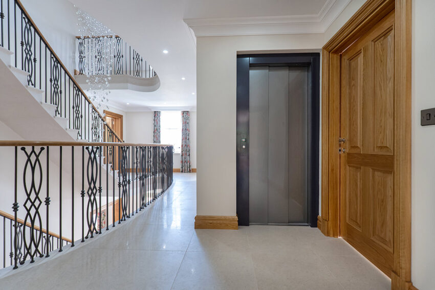 Home Lift Installation in a residential private home