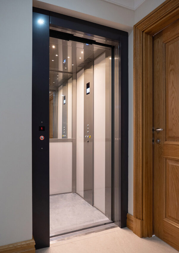 Home Lift Installation in a residential private home