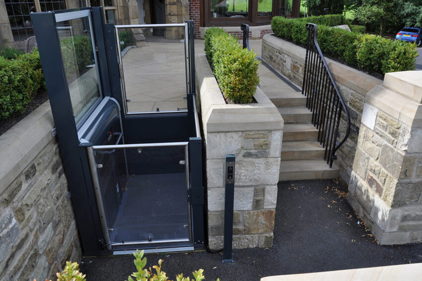 Step Lift installtion allowing wheelchair access