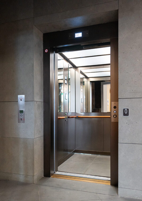 lift installation coventry cathedral installed by MV Lifts