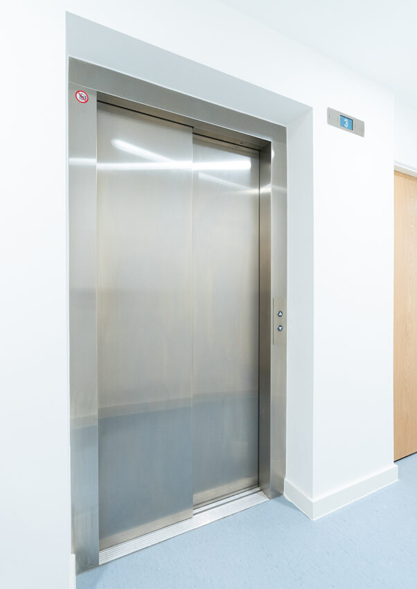 lift installation for Northampton town council carried out by MV Lifts