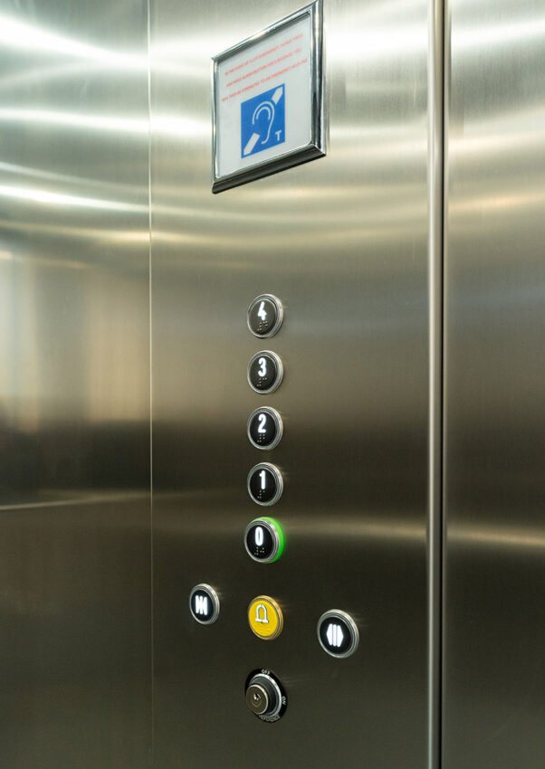 lift installation for Northampton town council carried out by MV Lifts