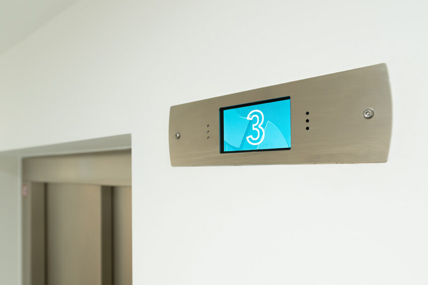 lift installation for Northampton town council carried out by MV Lifts